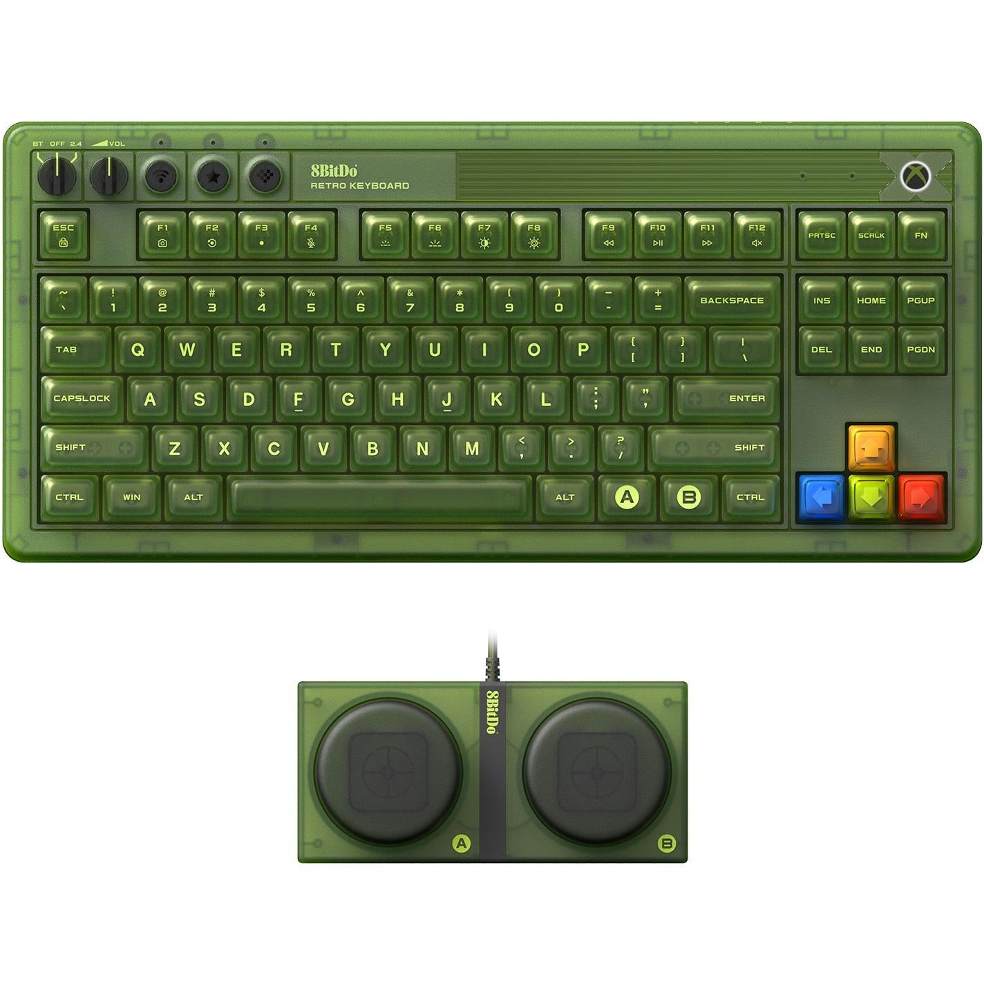 8Bitdo Retro 87 Mechanical Keyboard (Xbox Edition)