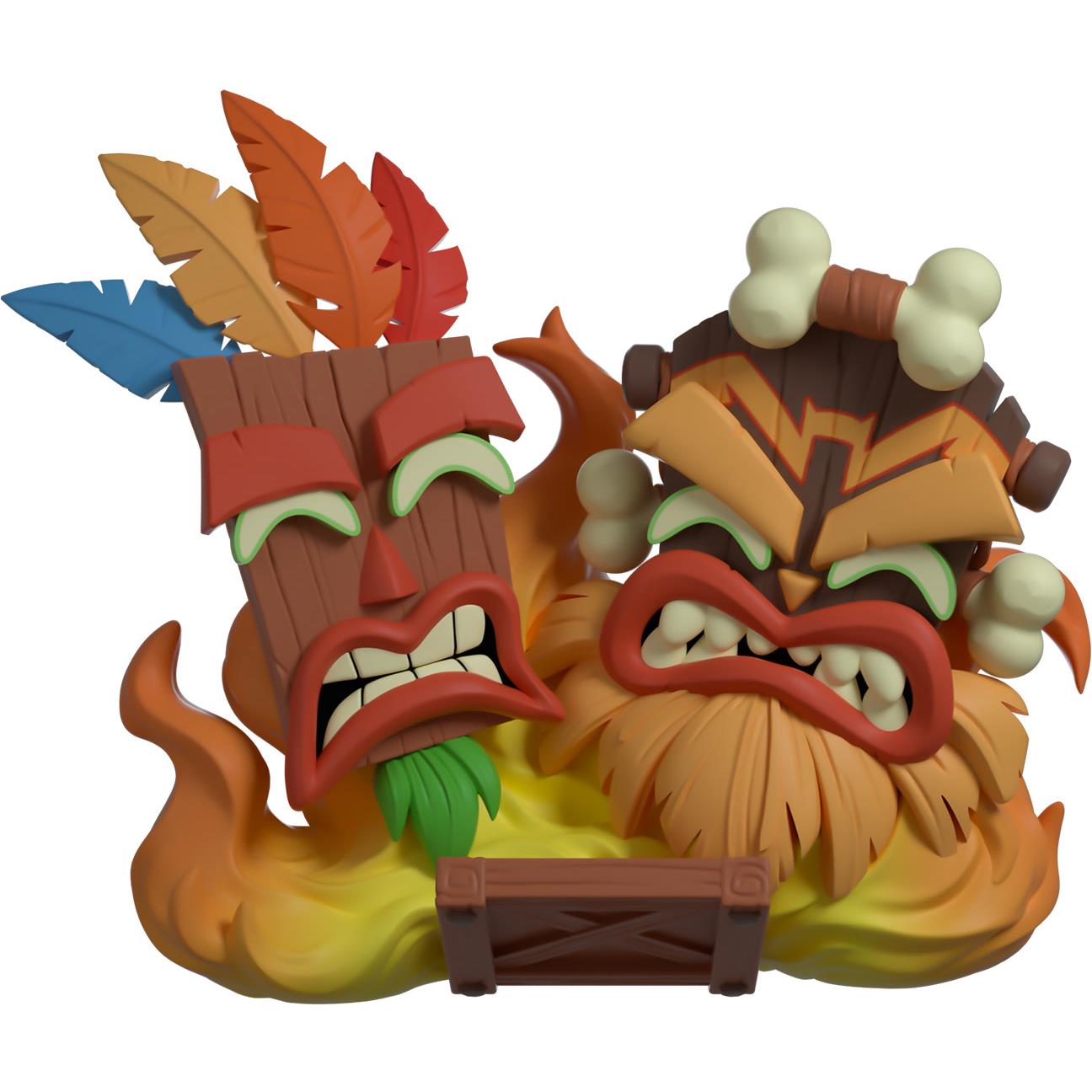 Youtooz: Crash Bandicoot - Aku Aku & Uka Uka Vinyl
