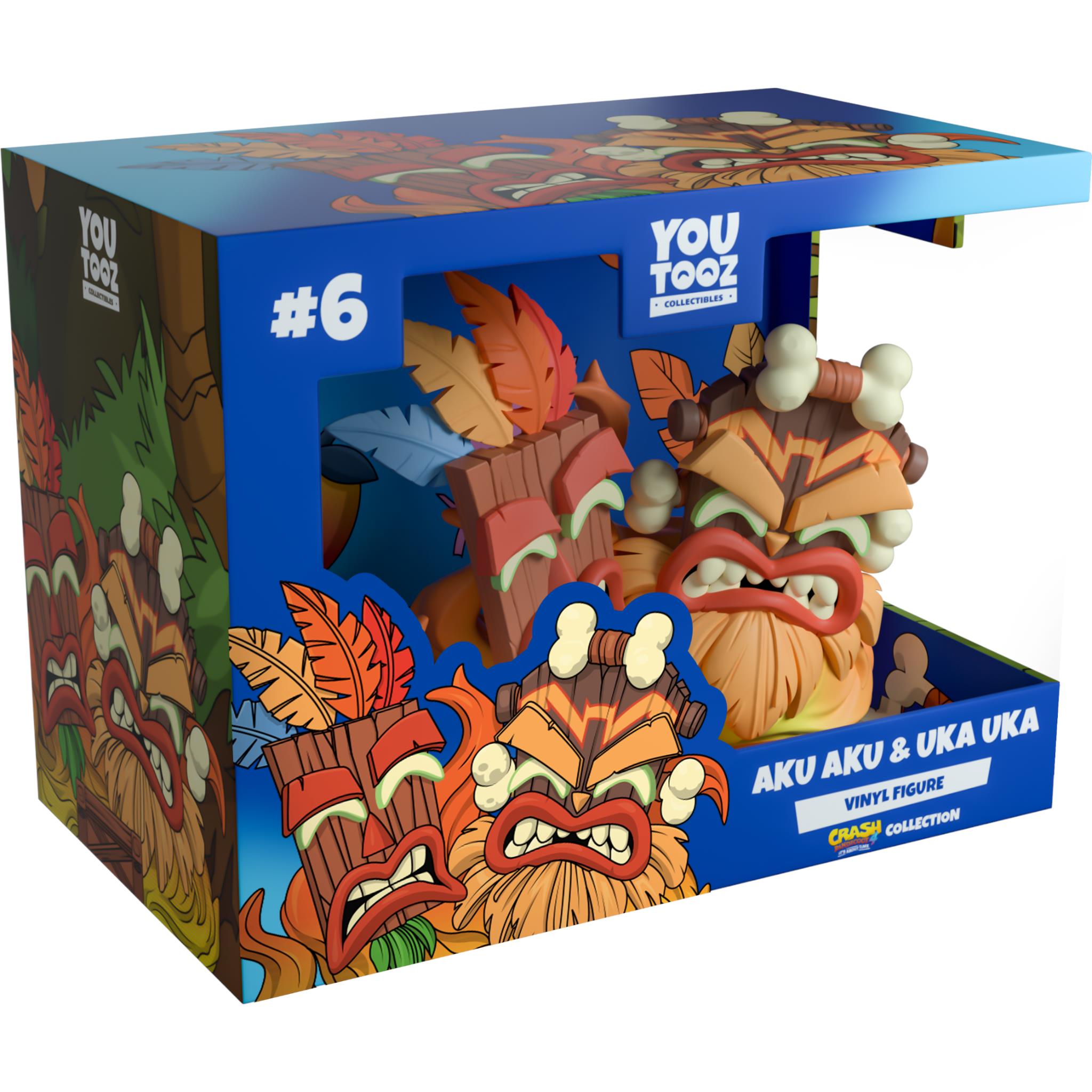 Youtooz: Crash Bandicoot - Aku Aku & Uka Uka Vinyl