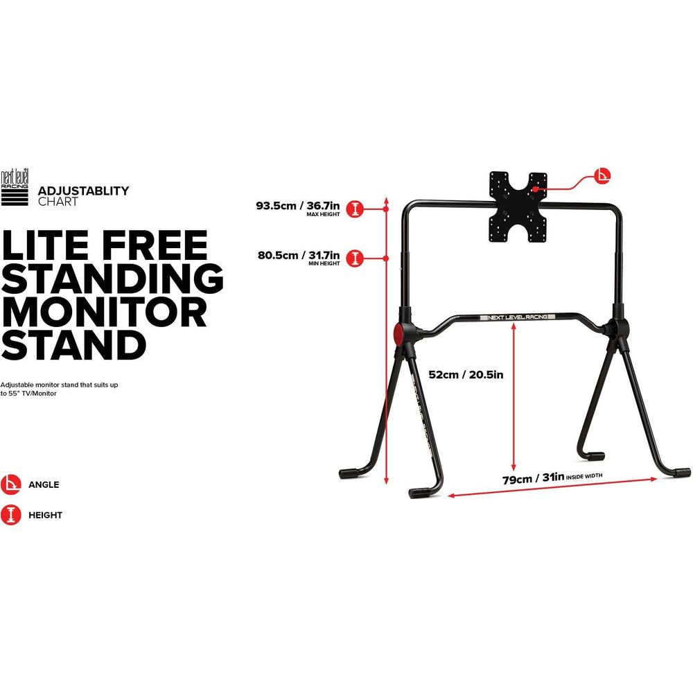 Next Level Racing Lite Free Standing Monitor Stand