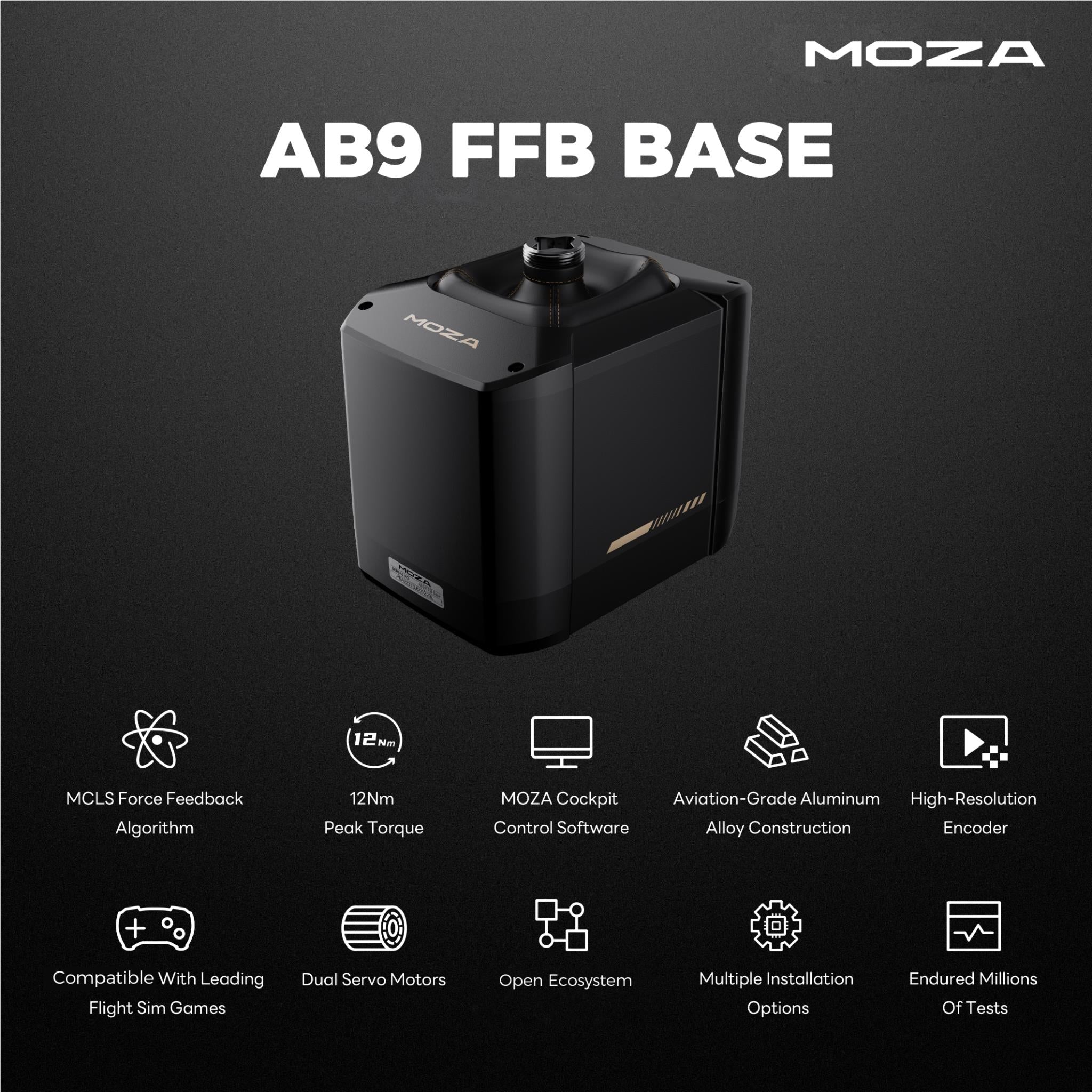 Moza AB9 Active Force Feedback Base