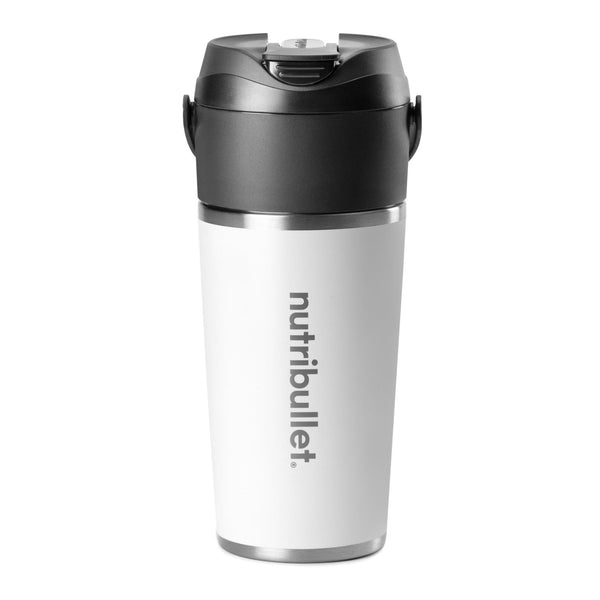 Nutribullet Flip Stainless Steel Portable Blender (White)