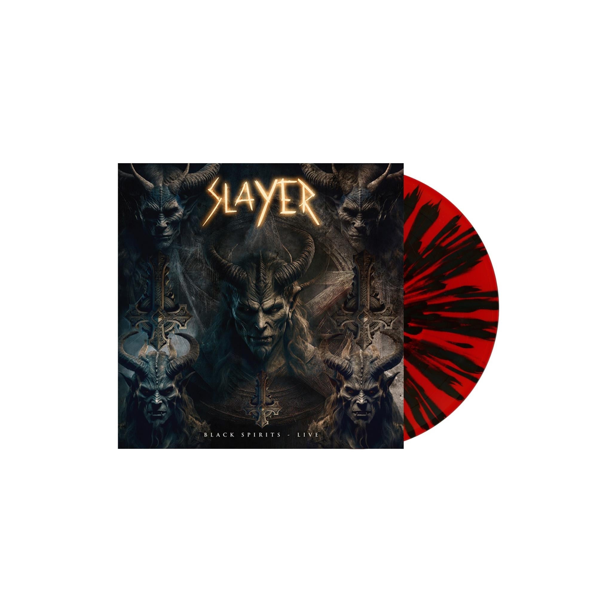 Black Spirits Live (Red & Black Splatter Vinyl) - By: Slayer