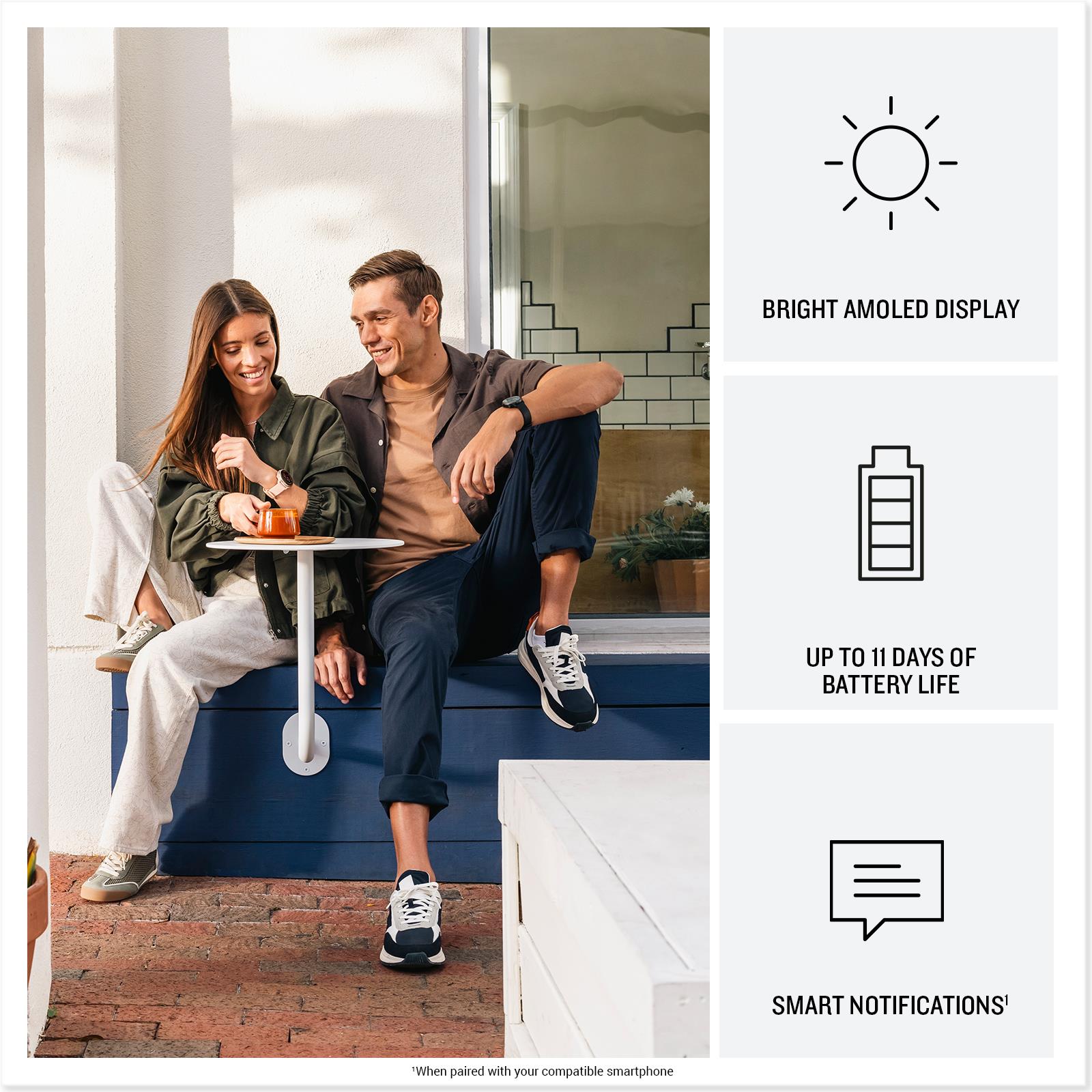 Garmin VivoActive 6 GPS Smartwatch (Lunar Gold/Bone Band)