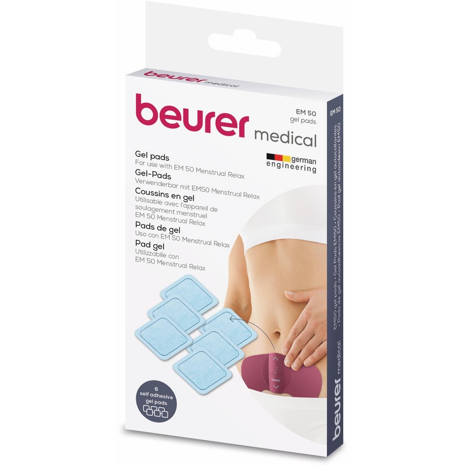 Beurer Replacement Pads for EM50