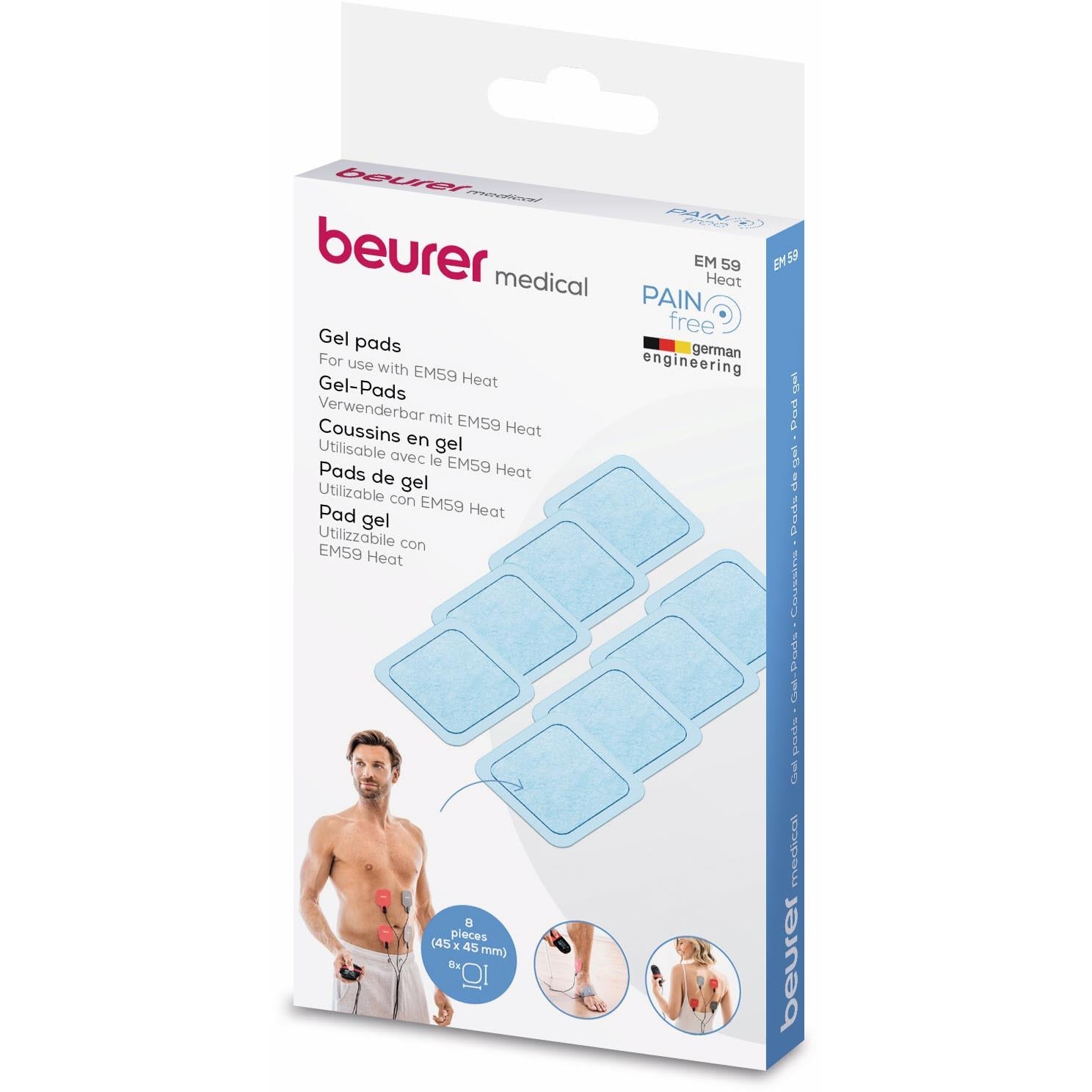 Beurer Replacement Pads for EM59