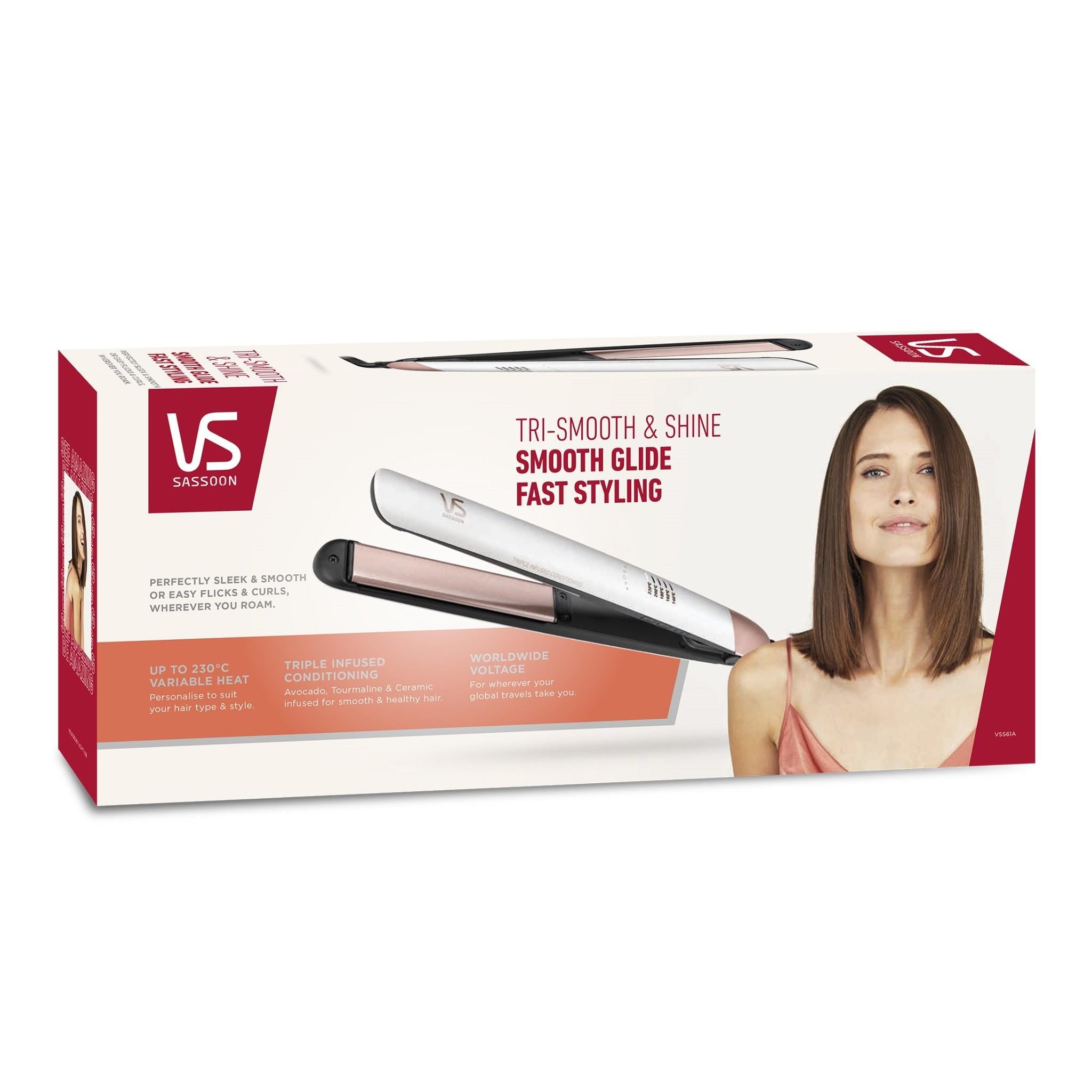 VS Sassoon Tri-Smooth & Shine Hair Straightener