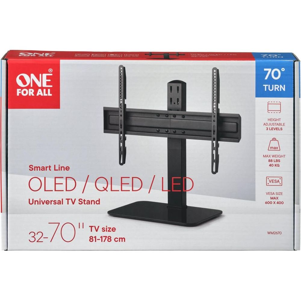 One For All Universal Tabletop TV Stand (32"-70")