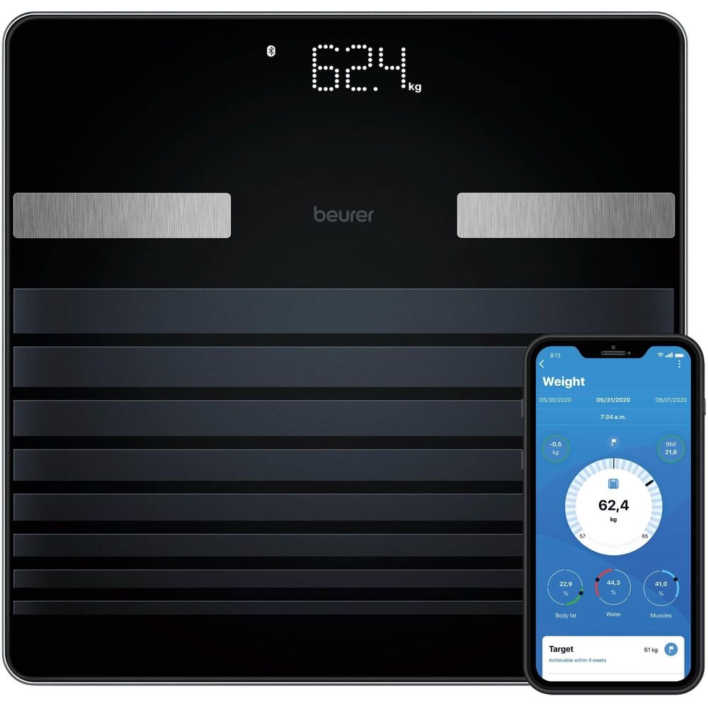 Beurer BF451 Bluetooth Glass Body Fat Scale
