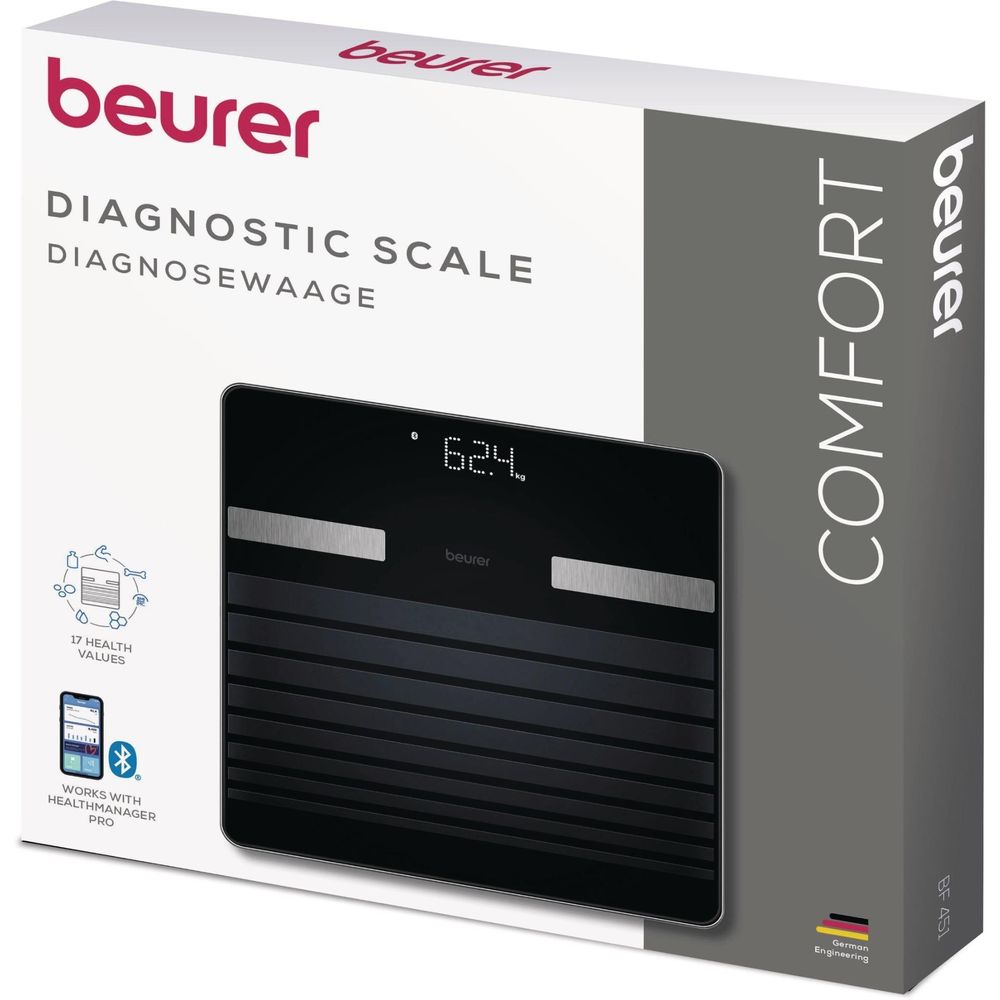 Beurer BF451 Bluetooth Glass Body Fat Scale
