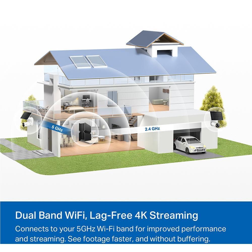 TP-Link Tapo C460 4K Solar-Powered Security Camera Kit