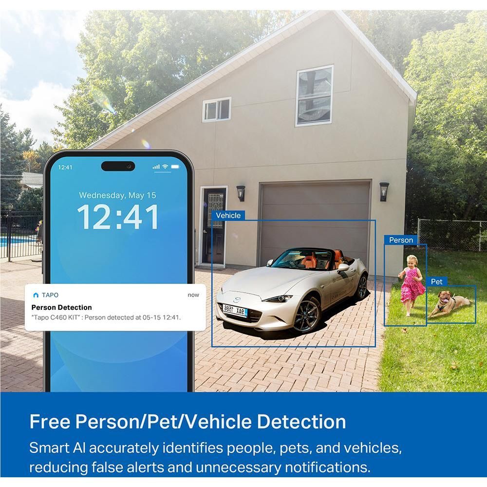 TP-Link Tapo C460 4K Solar-Powered Security Camera Kit