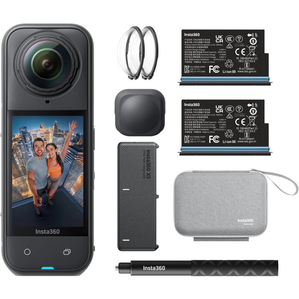 Insta360 X5 8K 360 Action Camera Essentials Bundle