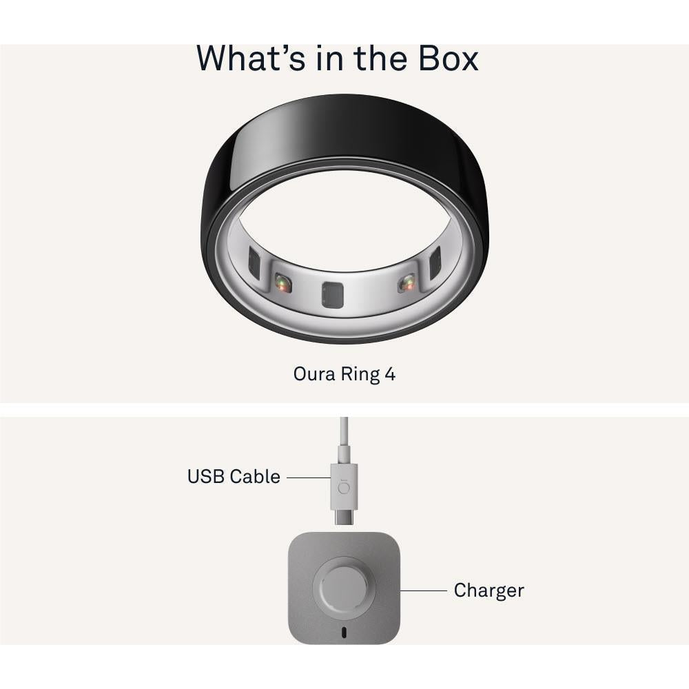 Oura Ring 4 [Size 7] (Black)