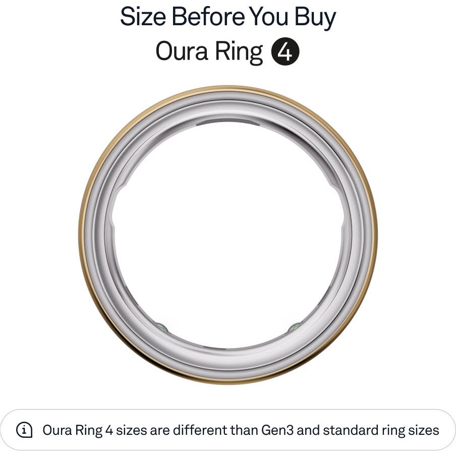 Oura Ring 4 [Size 14] (Gold)