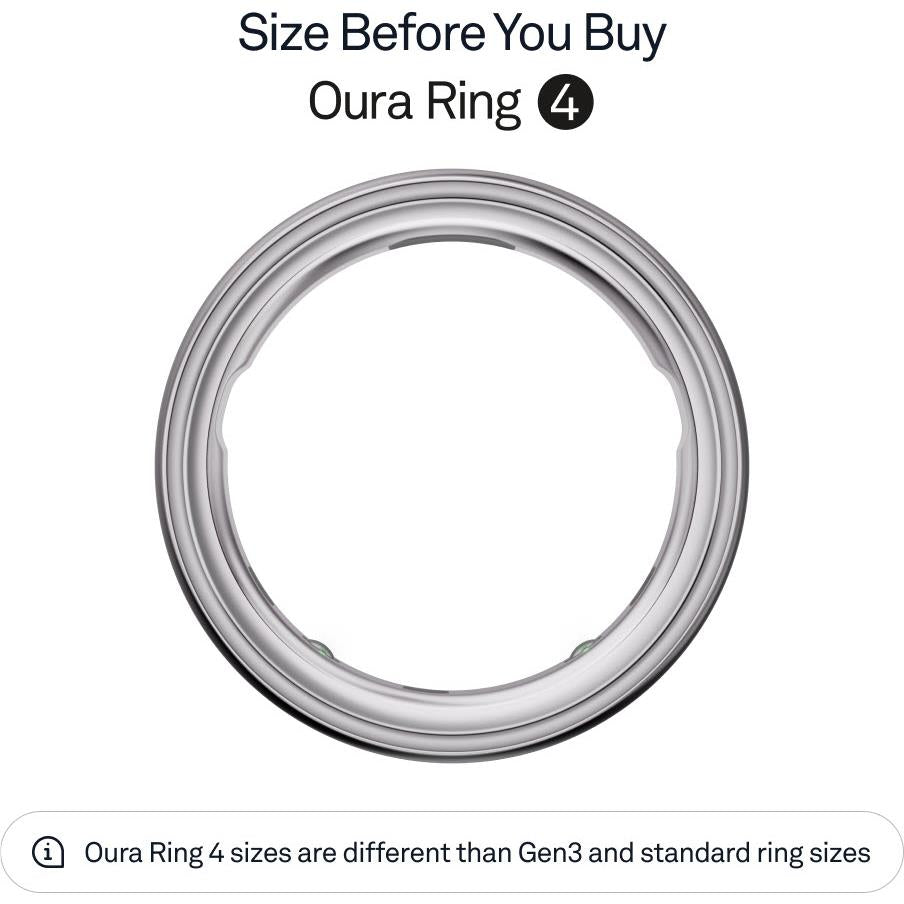 Oura Ring 4 [Size11] (Silver)