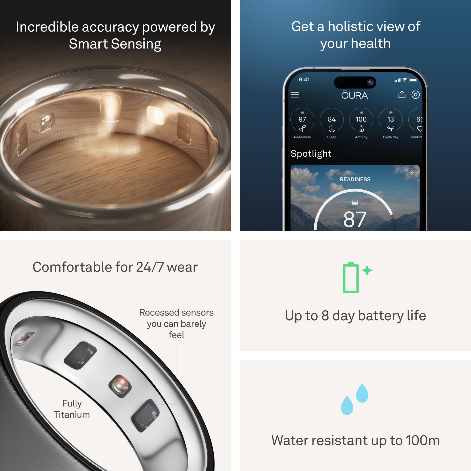 Oura Ring 4 [Size 14] (Stealth)