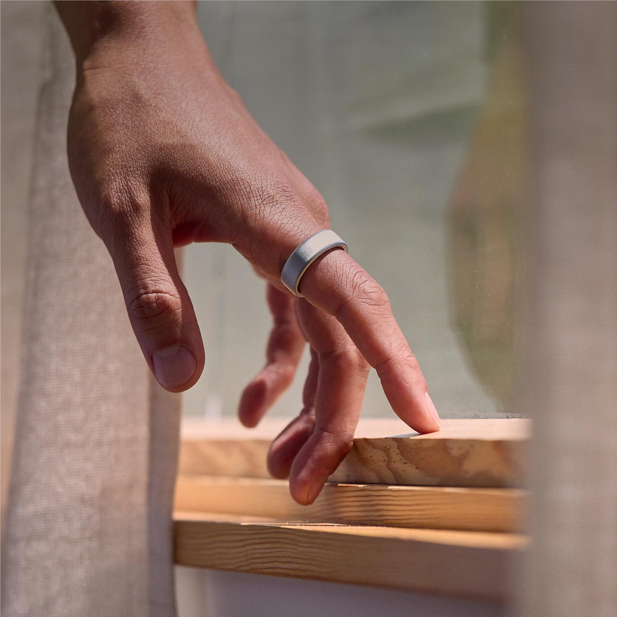 Oura Ring 4 [Size 13] (Brushed Silver)