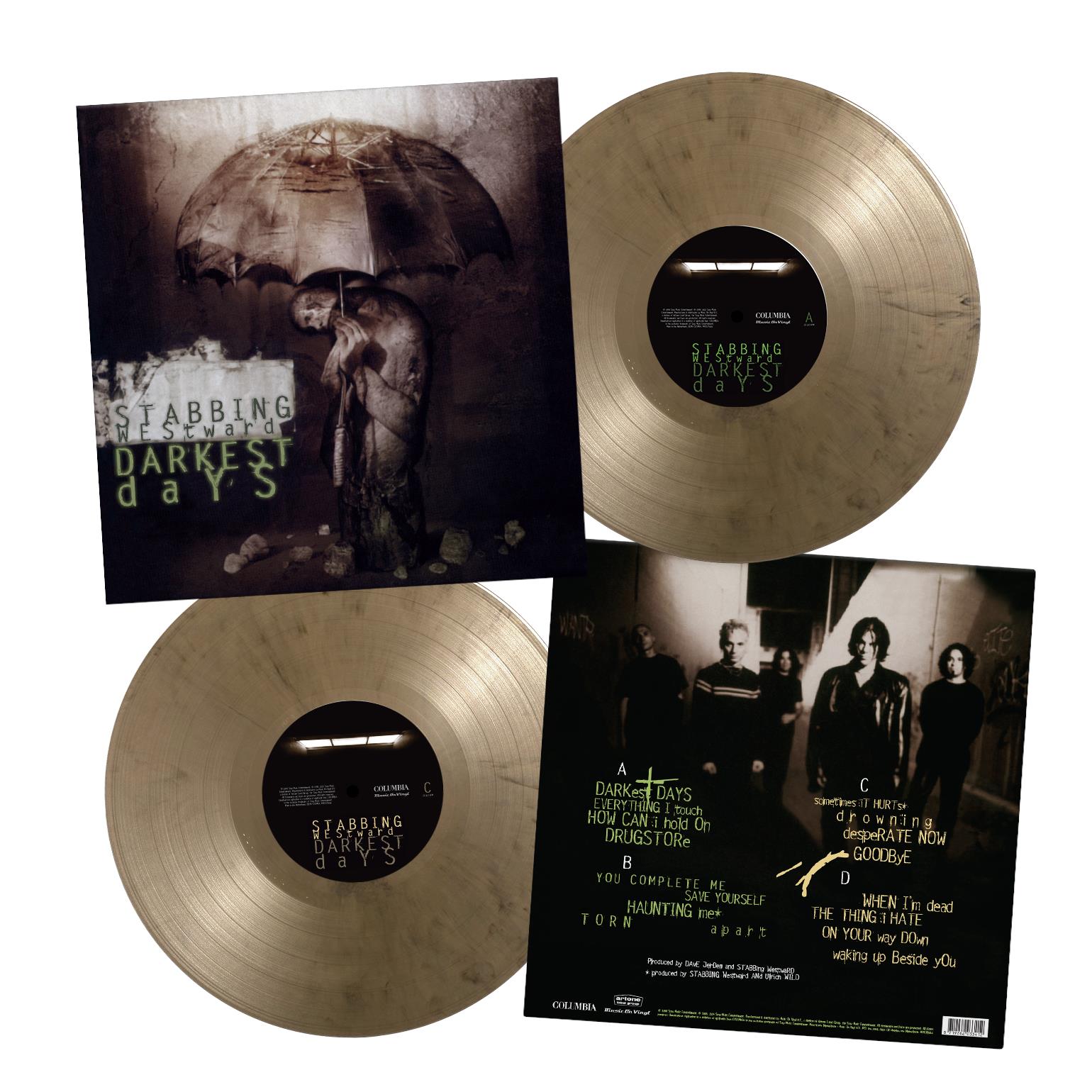 Darkest Days (Gold & Black Marbled Vinyl) - By:Stabbing Westward
