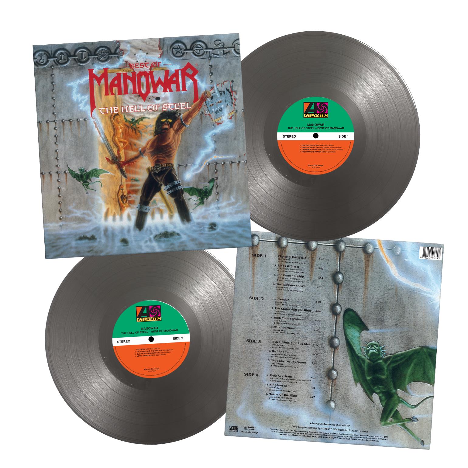 Hell Of Steel - Best Of (Silver Vinyl) - By: Manowar