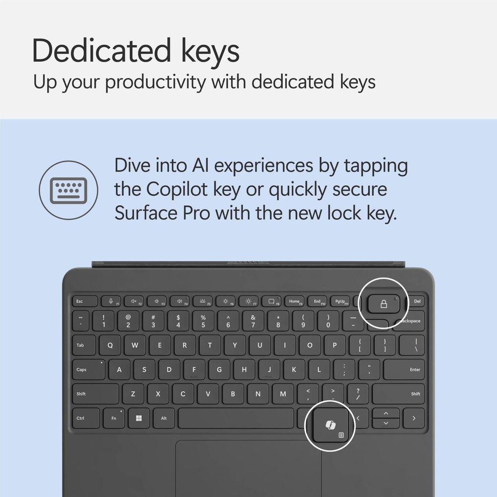 Microsoft Surface Pro 12-inch [1st Edition] Keyboard (Slate)