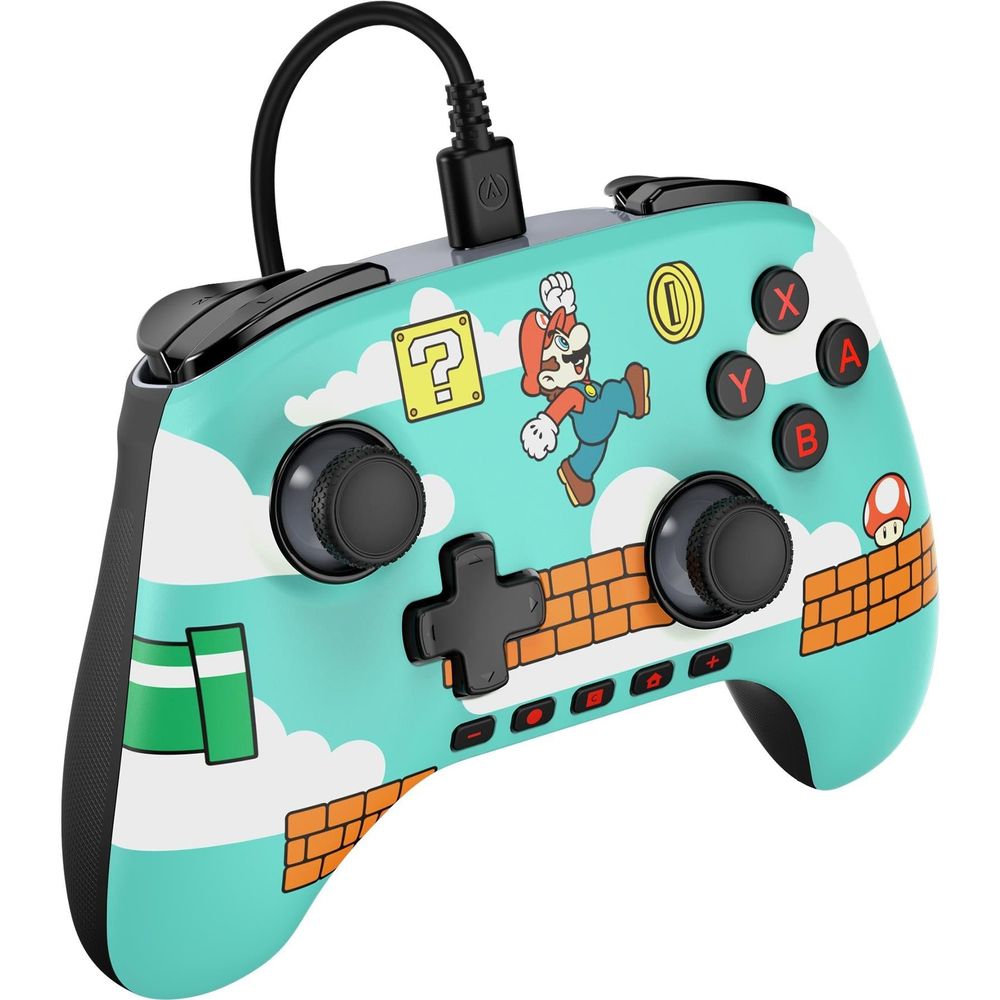 PowerA Advanced Wired Controller with Hall Effect Modules for Nintendo Switch 2 (Mario Time)