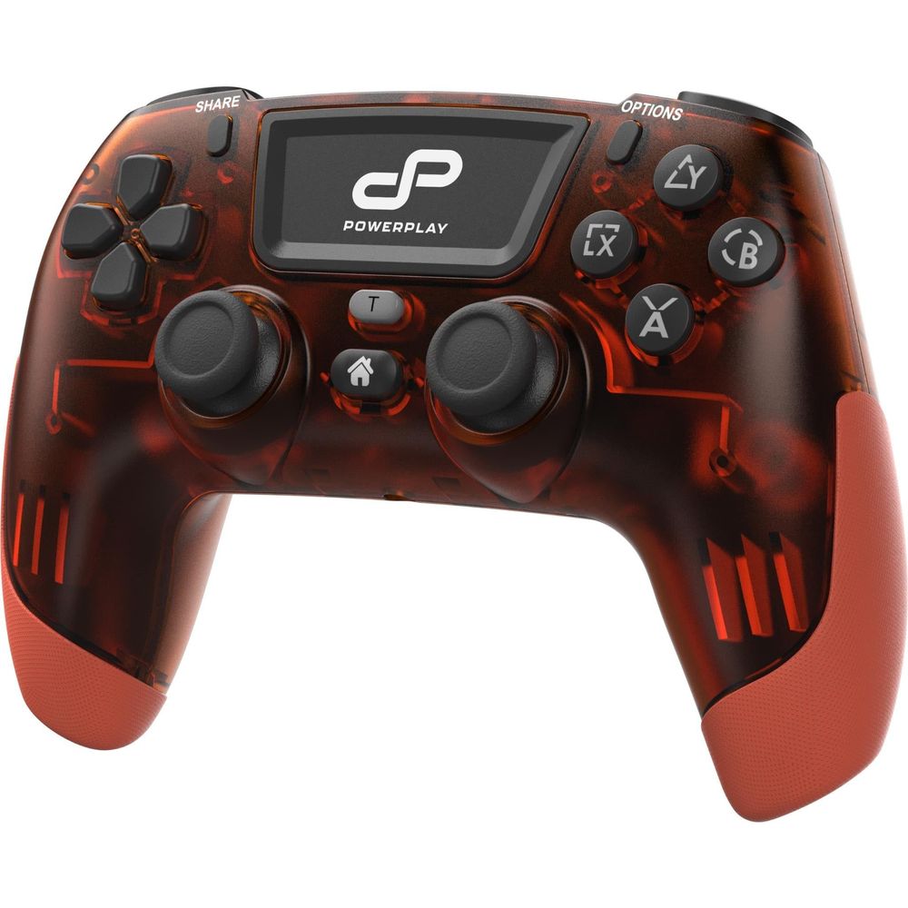PowerPlay Wireless Controller for PS4 (Translucent Red)