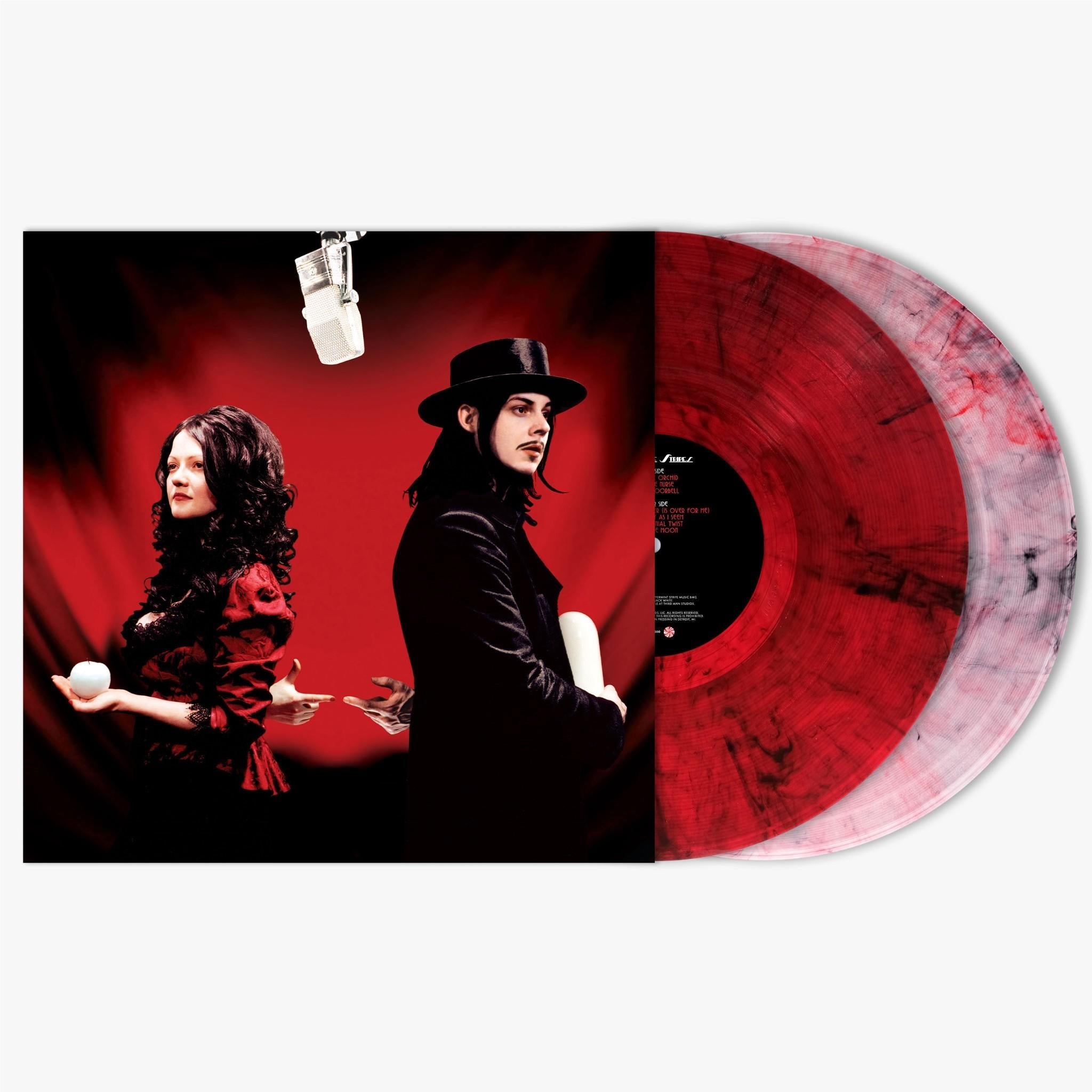 Get Behind Me Satan (20th Anniversary Wisped Red & White Vinyl) - By:The White Stripes