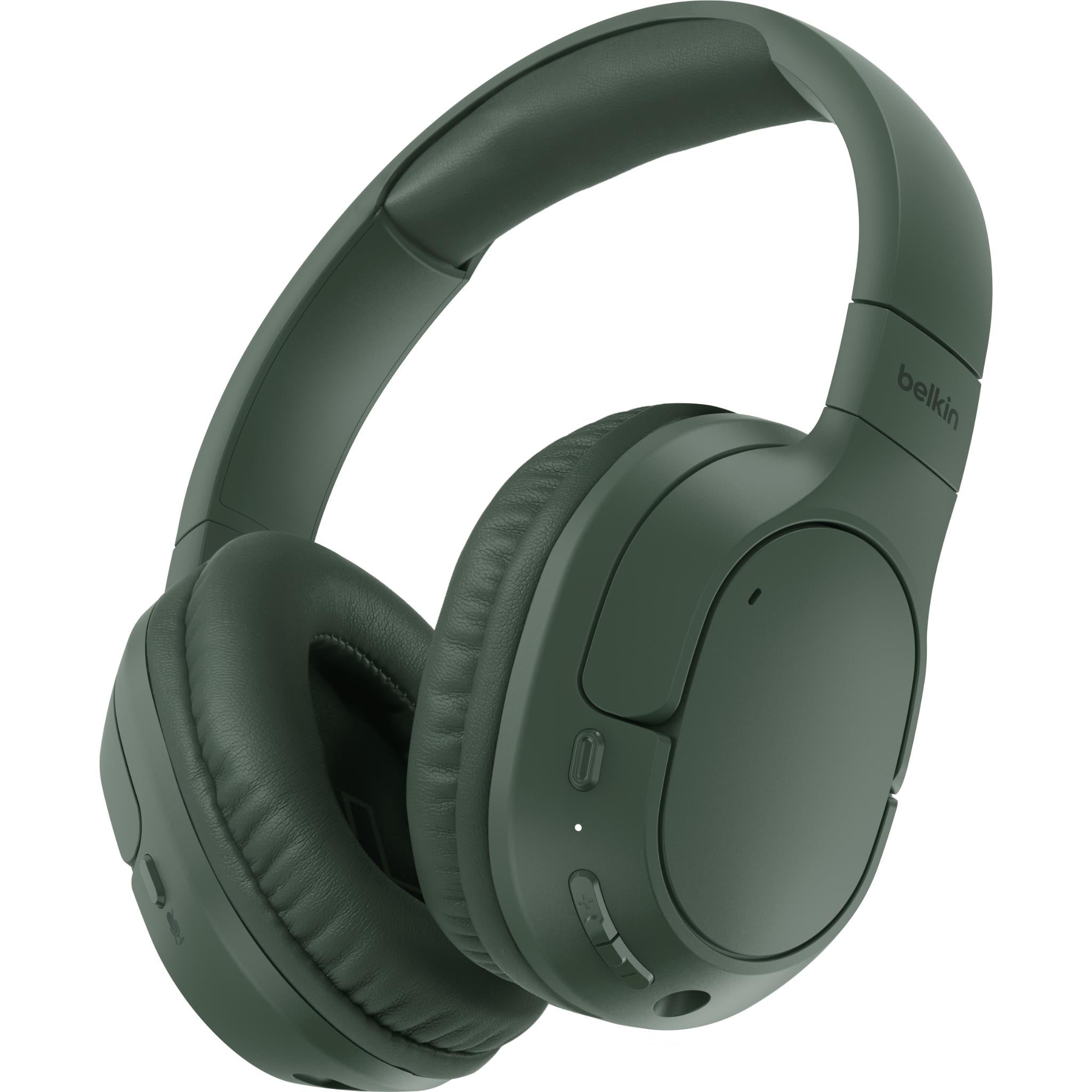 Belkin SoundForm Surround Wireless Over-Ear Headphones (Olive)
