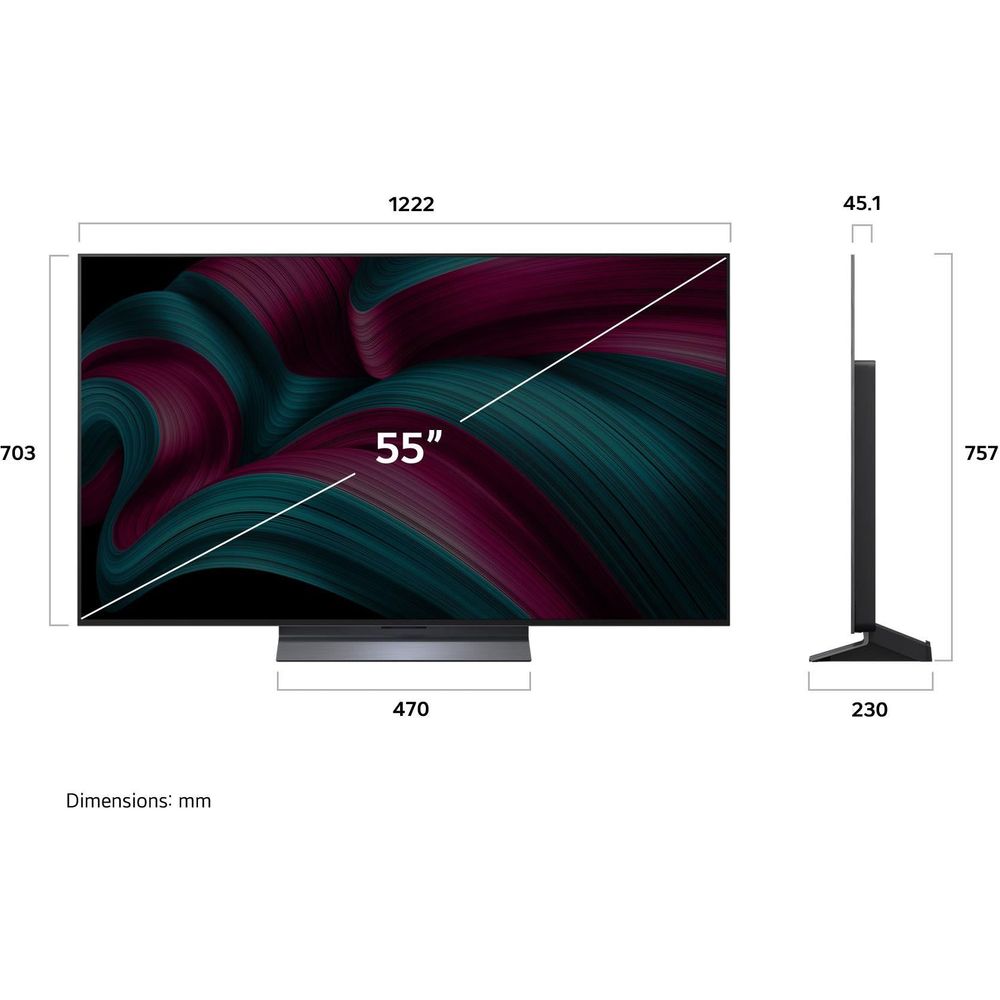 LG 55" OLED EVO C5 AI 4K UHD Smart TV [2025]