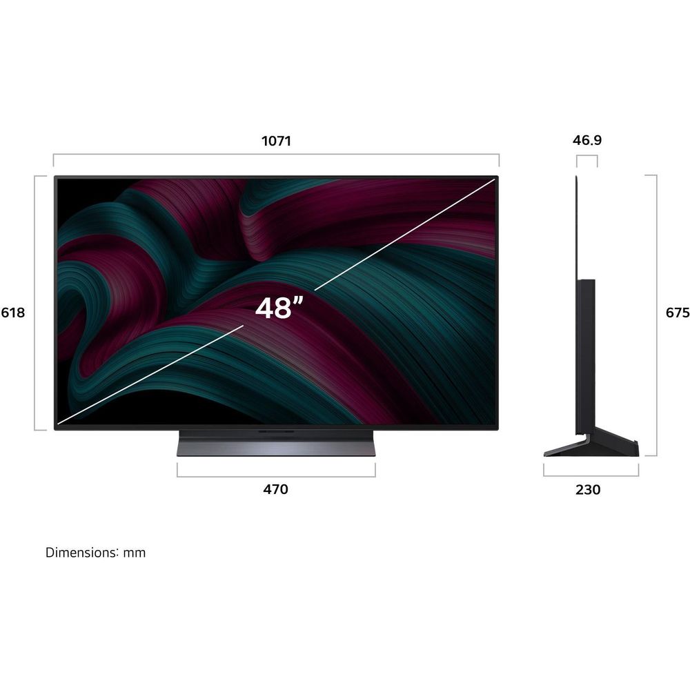 LG 48" OLED EVO C5 AI 4K UHD Smart TV [2025]