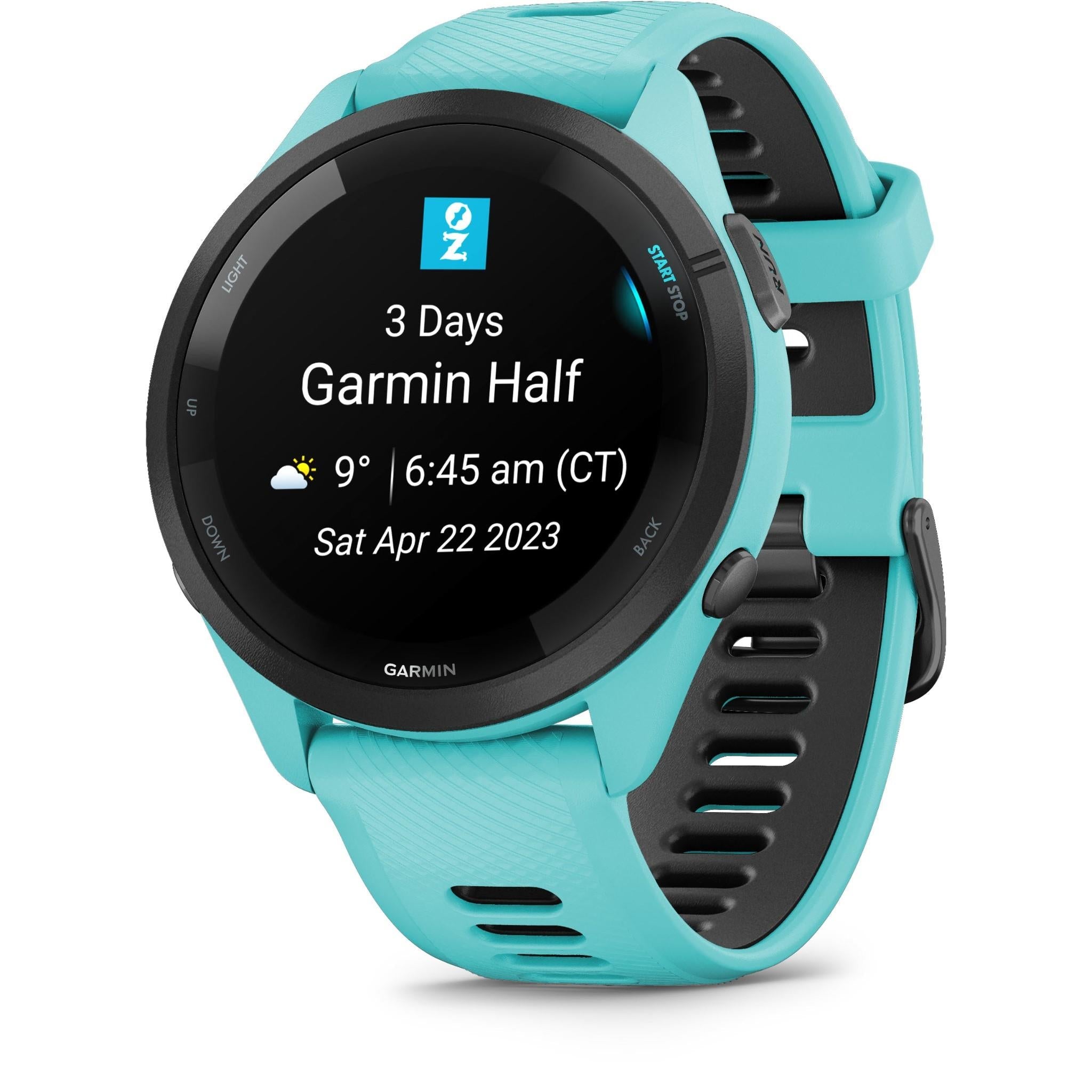Garmin Forerunner 265 Sports Watch (Aqua/Black)