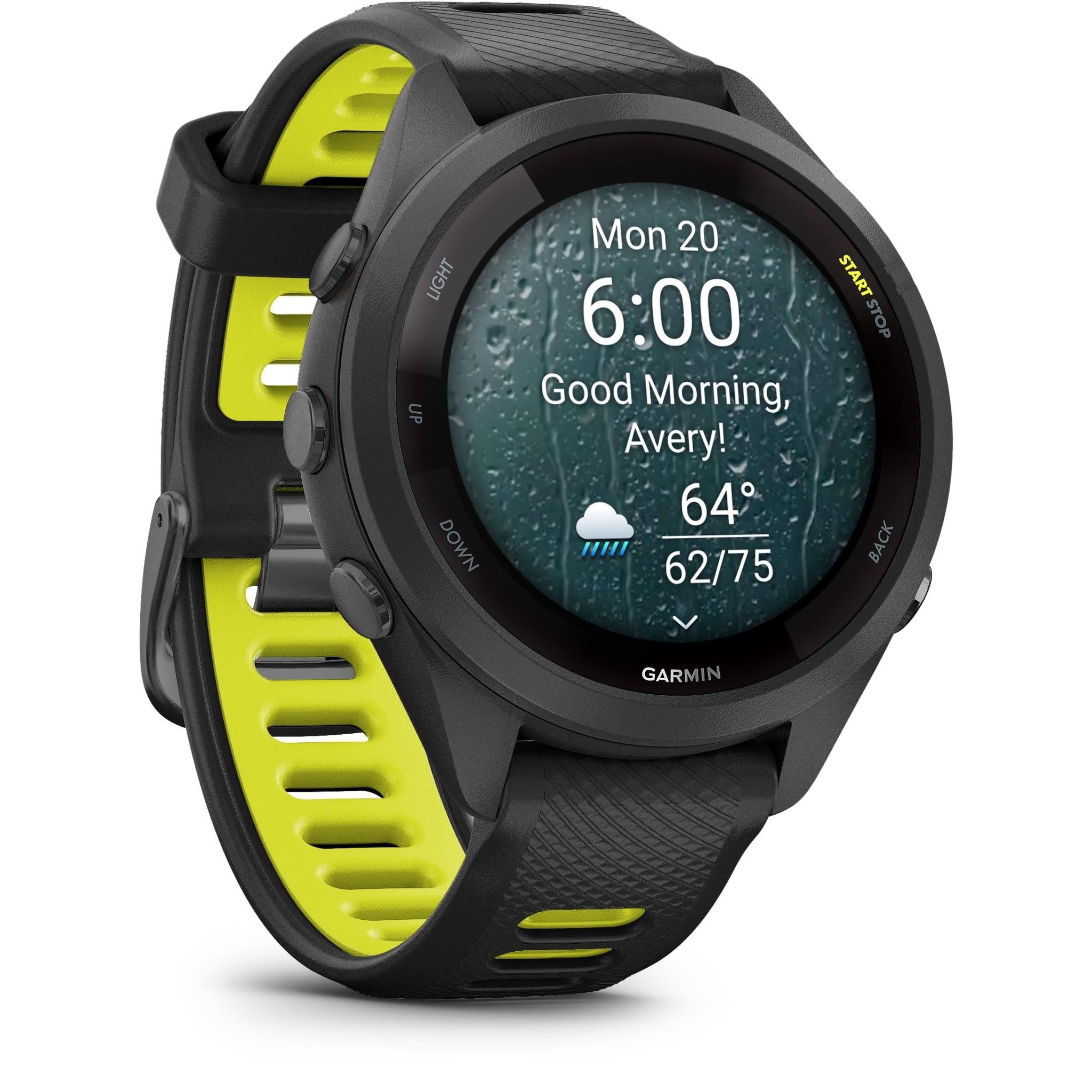 Garmin Forerunner 265S Sports Watch (Black/Yellow)