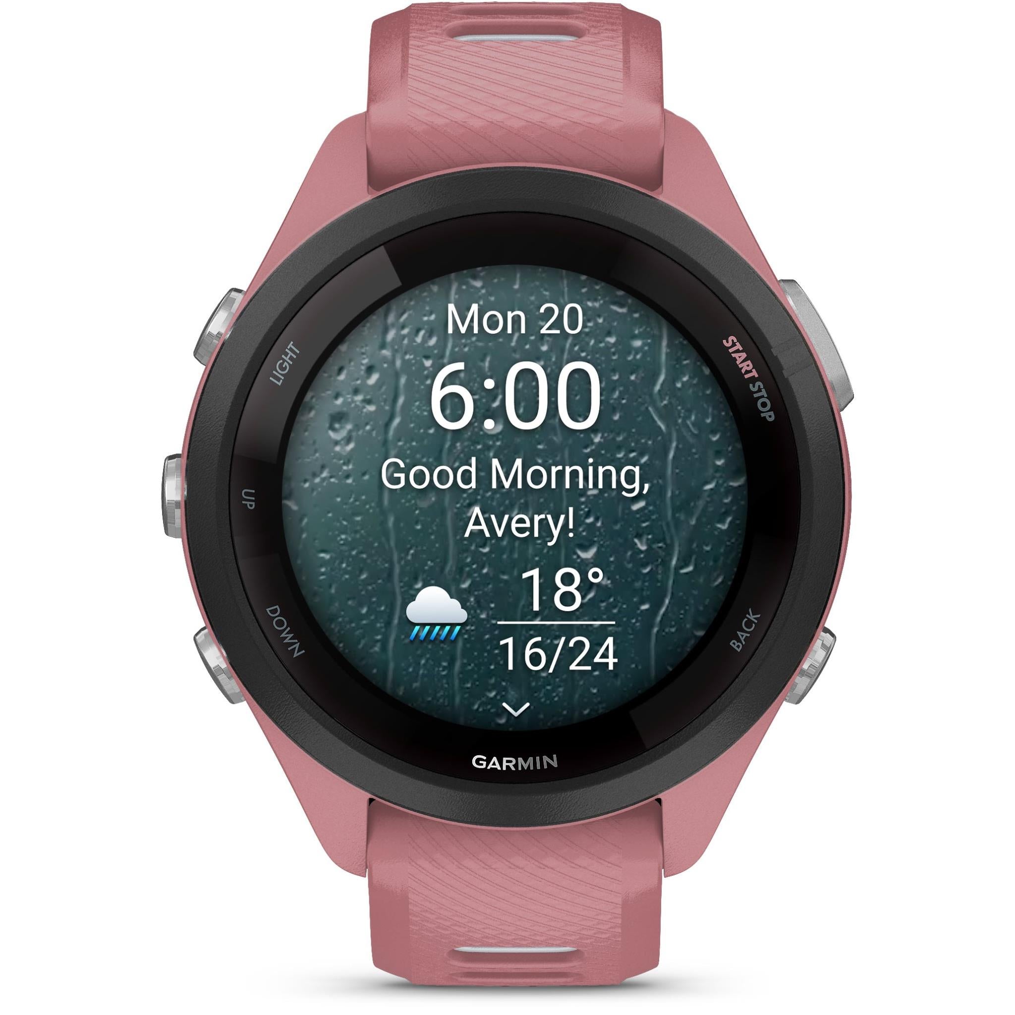 Garmin Forerunner 265S Sports Watch (Pink/White)