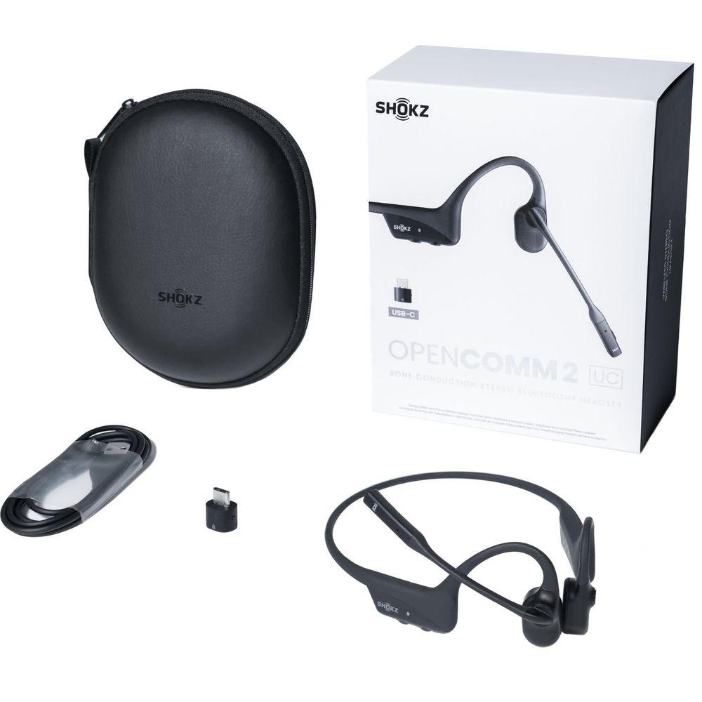 Shokz OpenComm2 UC Bone Conducting Bluetooth Headset