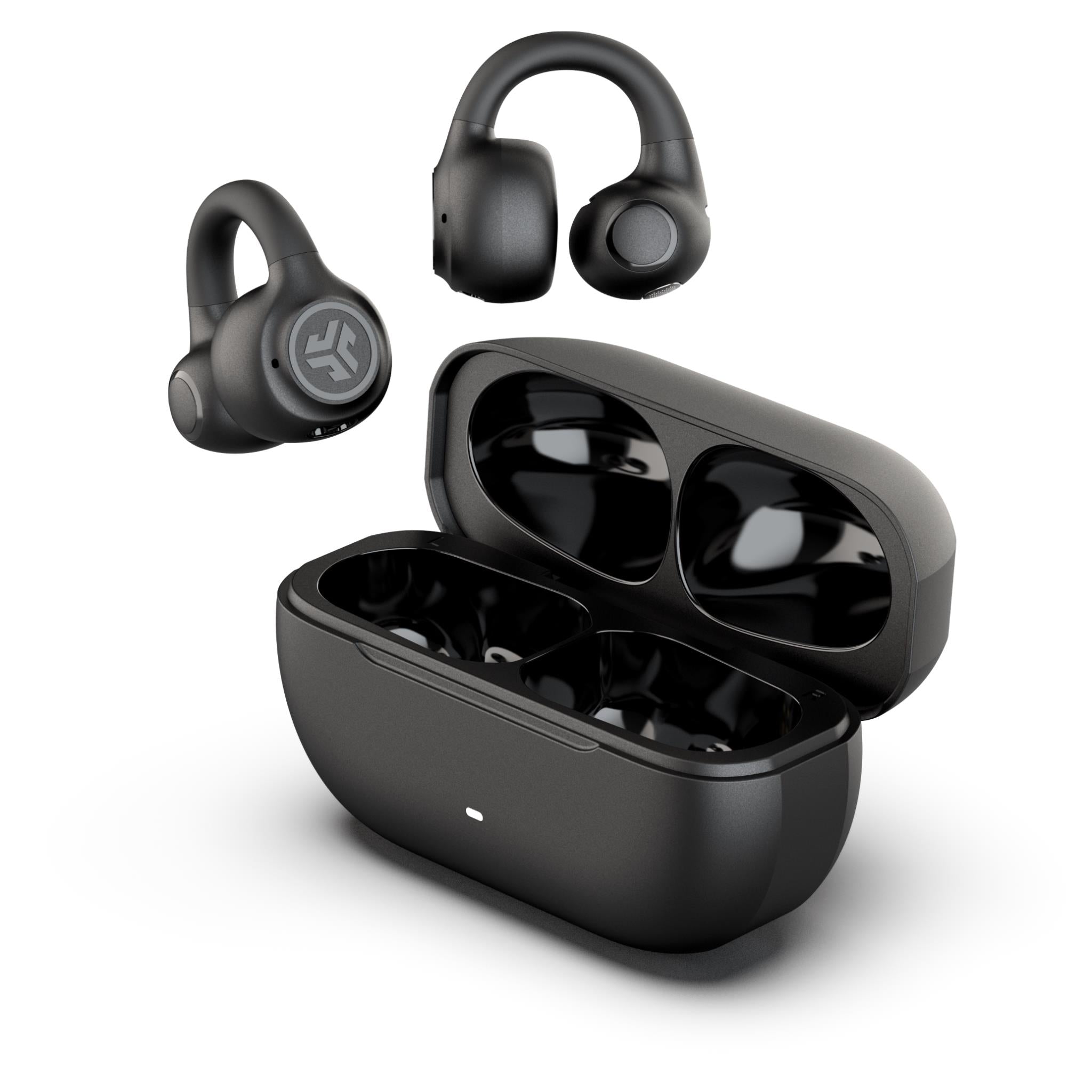 JLab Flex Open Wireless Earbuds (Black)
