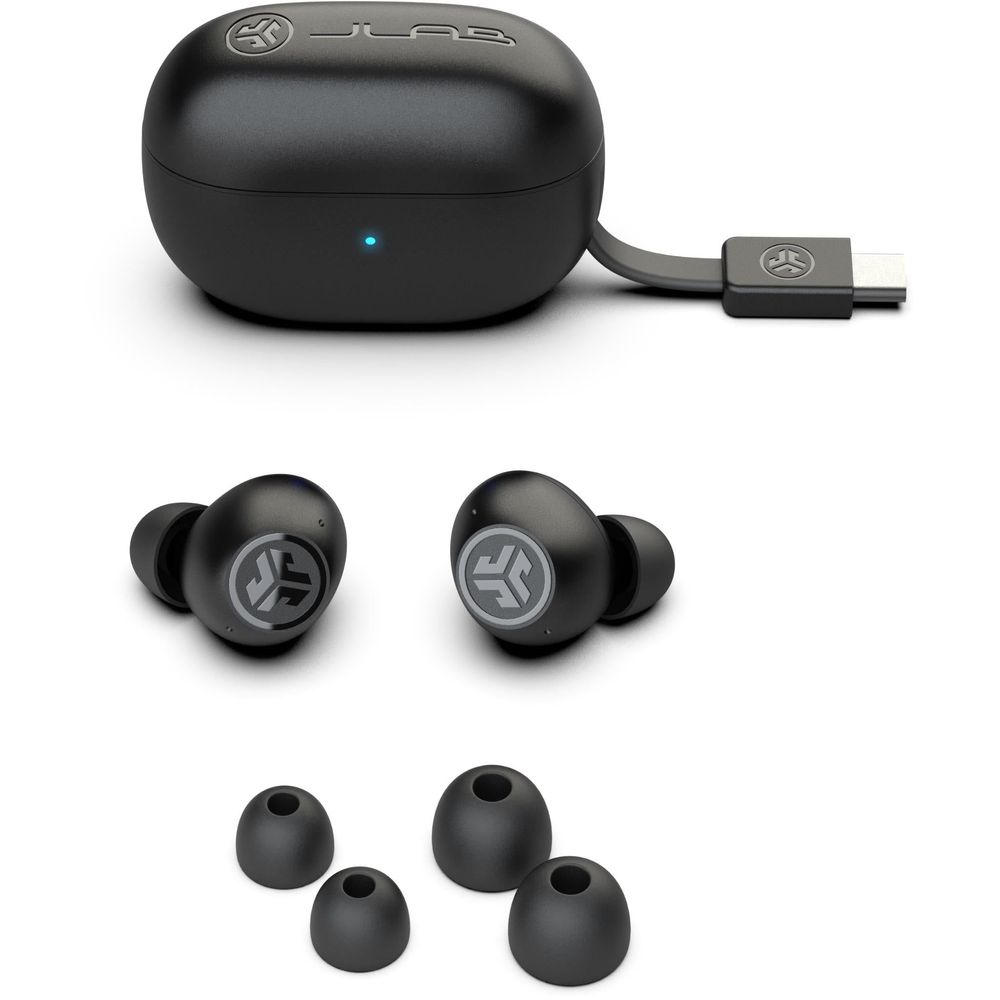 JLab GO Pop ANC True Wireless Earbuds (Black)