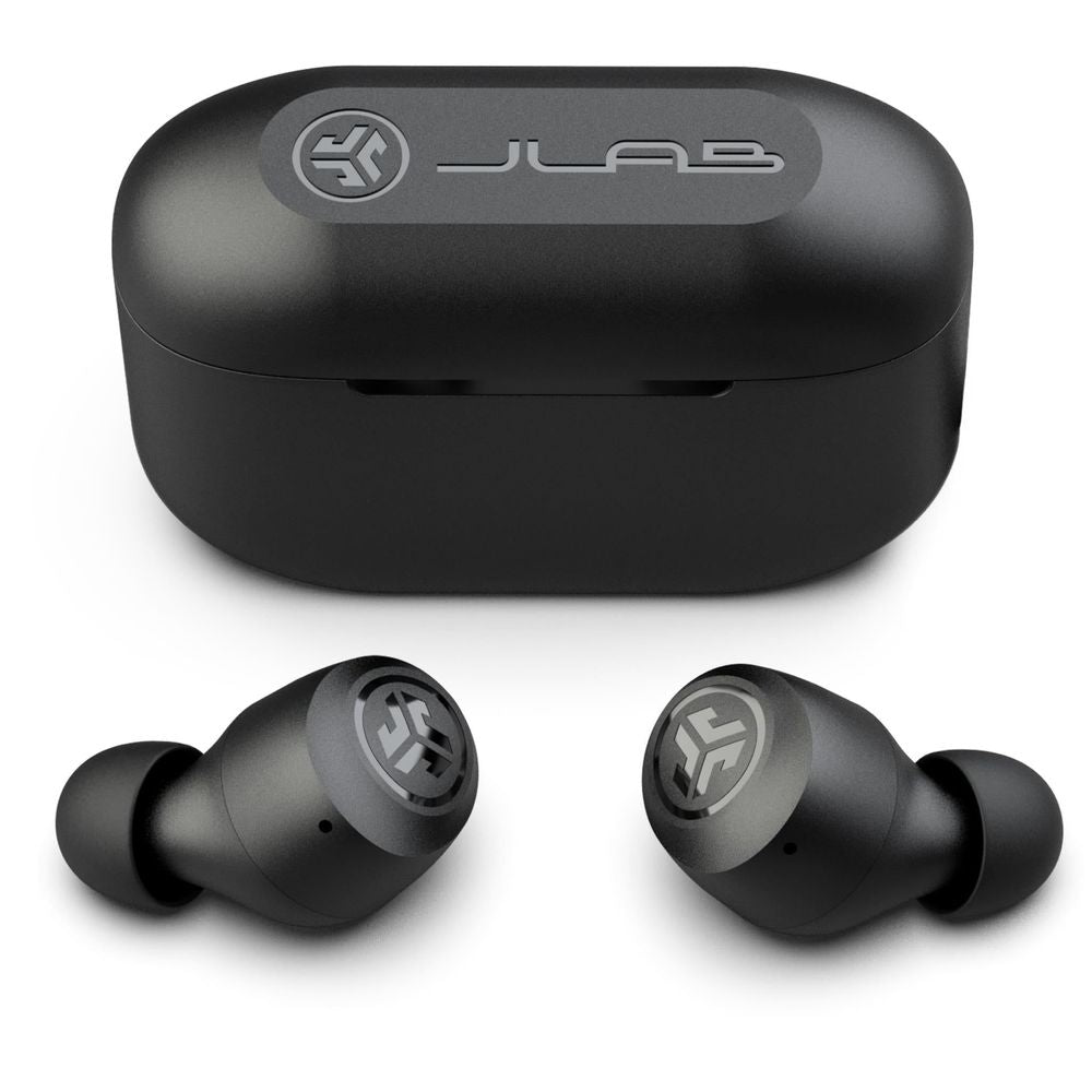 JLab GO Pop+ True Wireless In-Ear Headphones (Black)