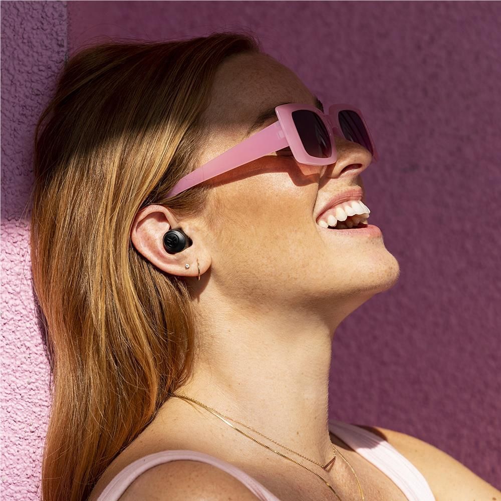 JLab GO Pop+ True Wireless In-Ear Headphones (Black)