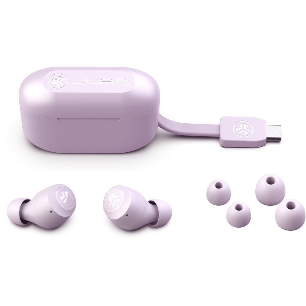 JLab GO Pop+ True Wireless In-Ear Headphones (Lilac)