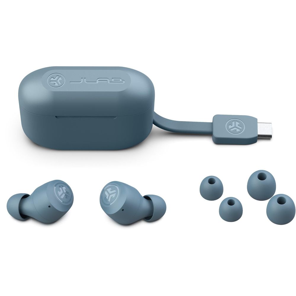 JLab GO Pop+ True Wireless In-Ear Headphones (Slate)