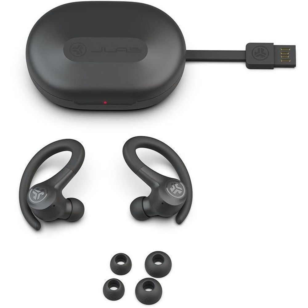 JLab GO Sport+ True Wireless Earbuds (Graphite)