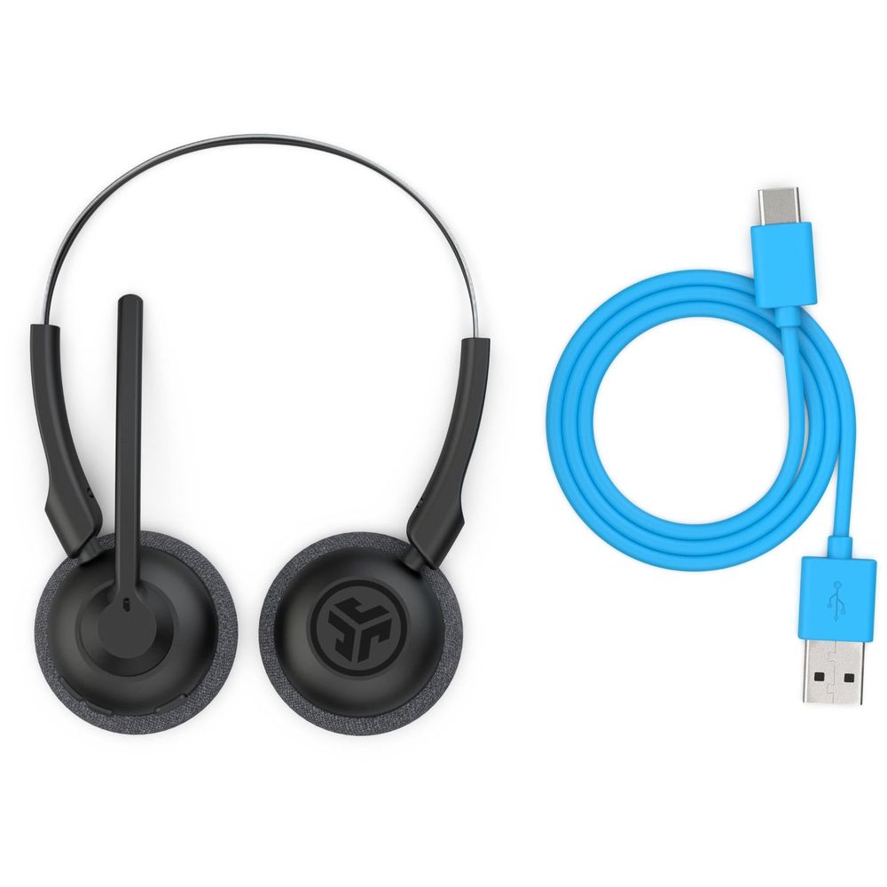 JLab GO Work Pop Wireless On-Ear Headset (Black)