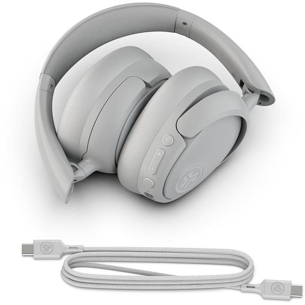 JLab JBuds Lux ANC Over-Ear Headphones (Cloud White)