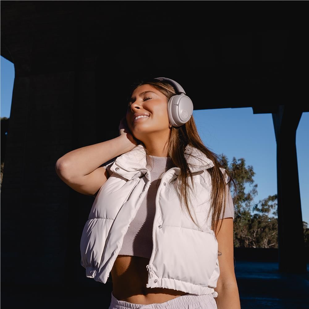 JLab JBuds Lux ANC Over-Ear Headphones (Cloud White)