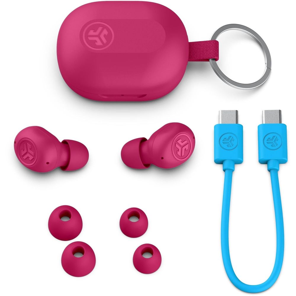JLab JBuds Mini True Wireless In-Ear Headphones (Pink)