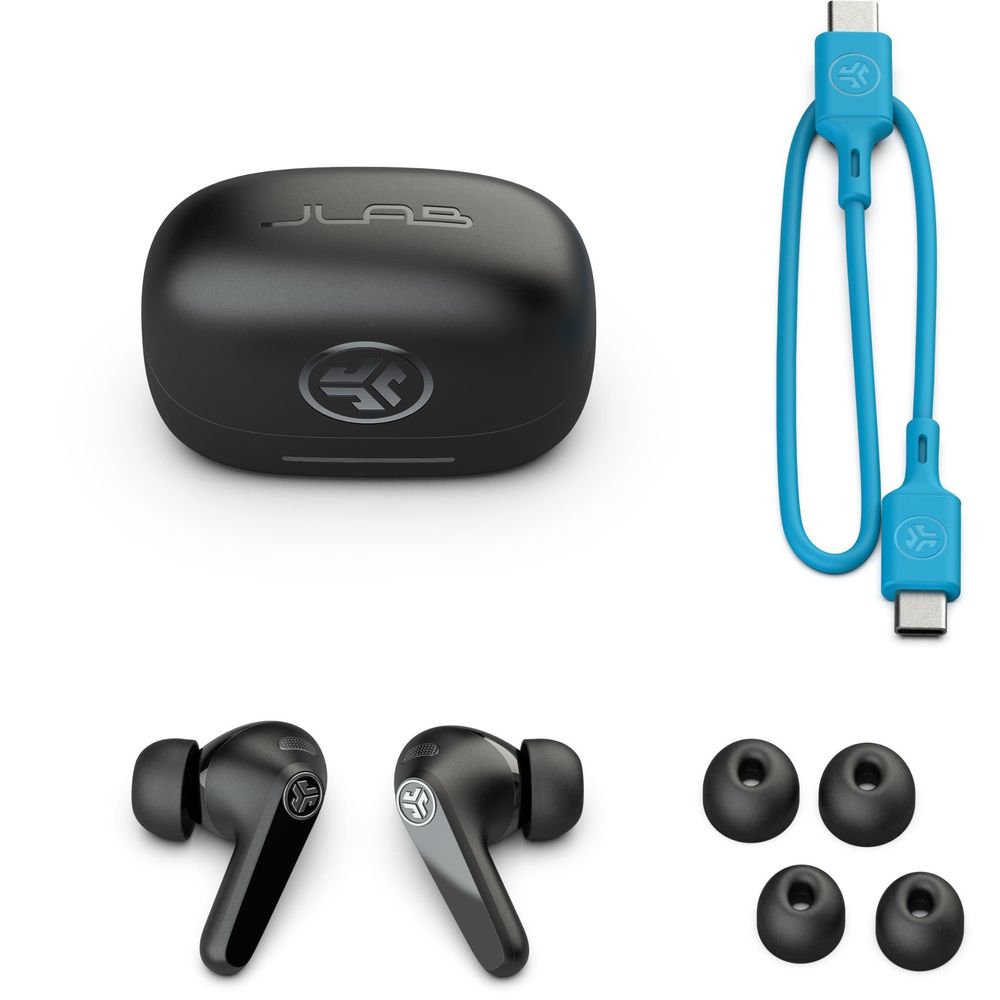 JLab JBuds Pods ANC True Wireless In-Ear Headphones (Black)