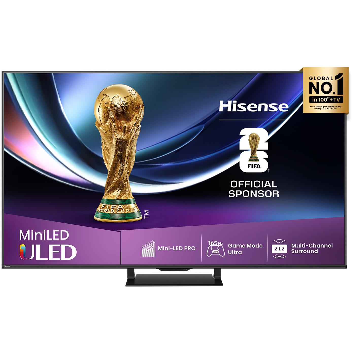 Hisense 55" U7QNZ 4K ULED Mini-LED Smart TV [2025]