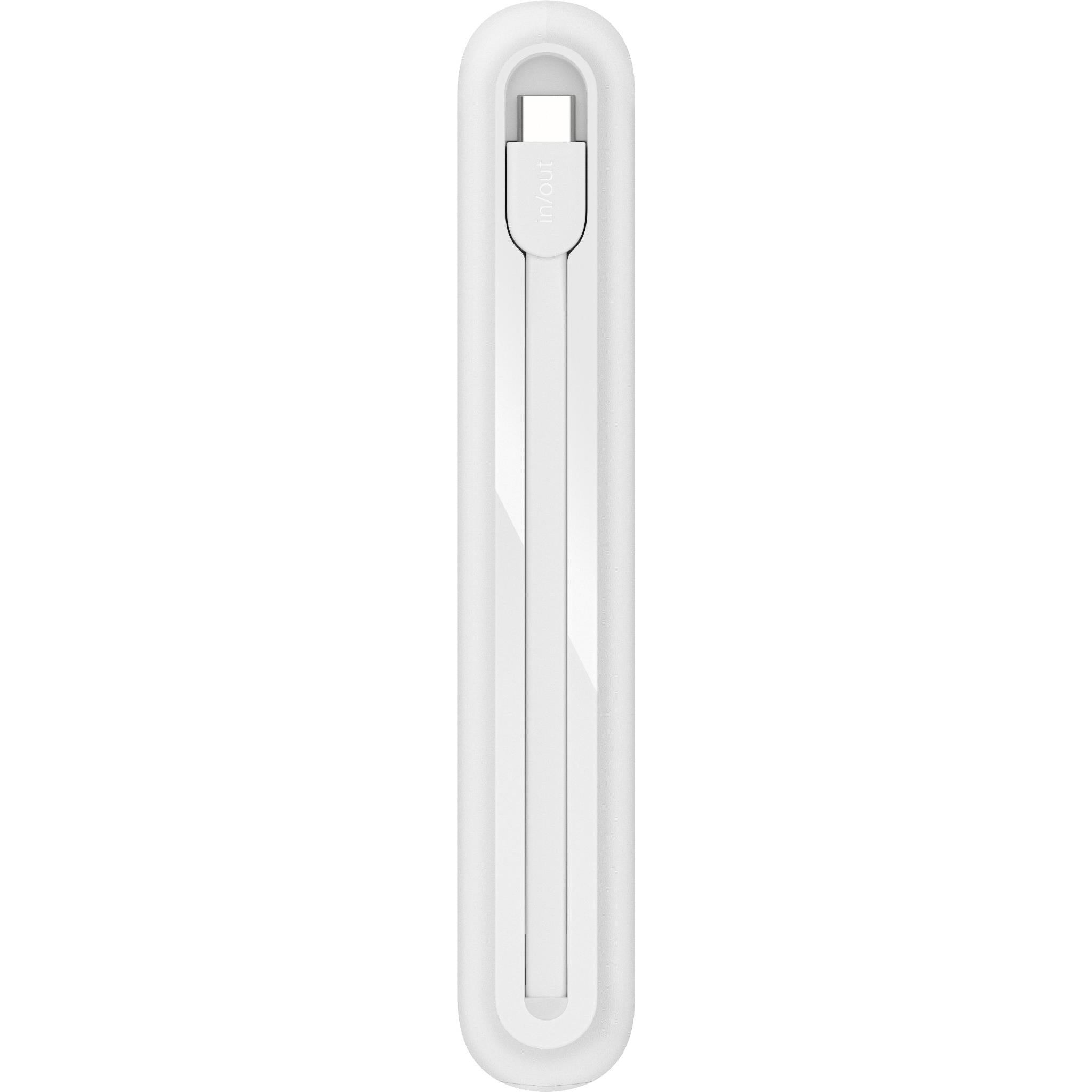 Belkin BoostCharge Power Bank 20K with Integrated Cable (White)