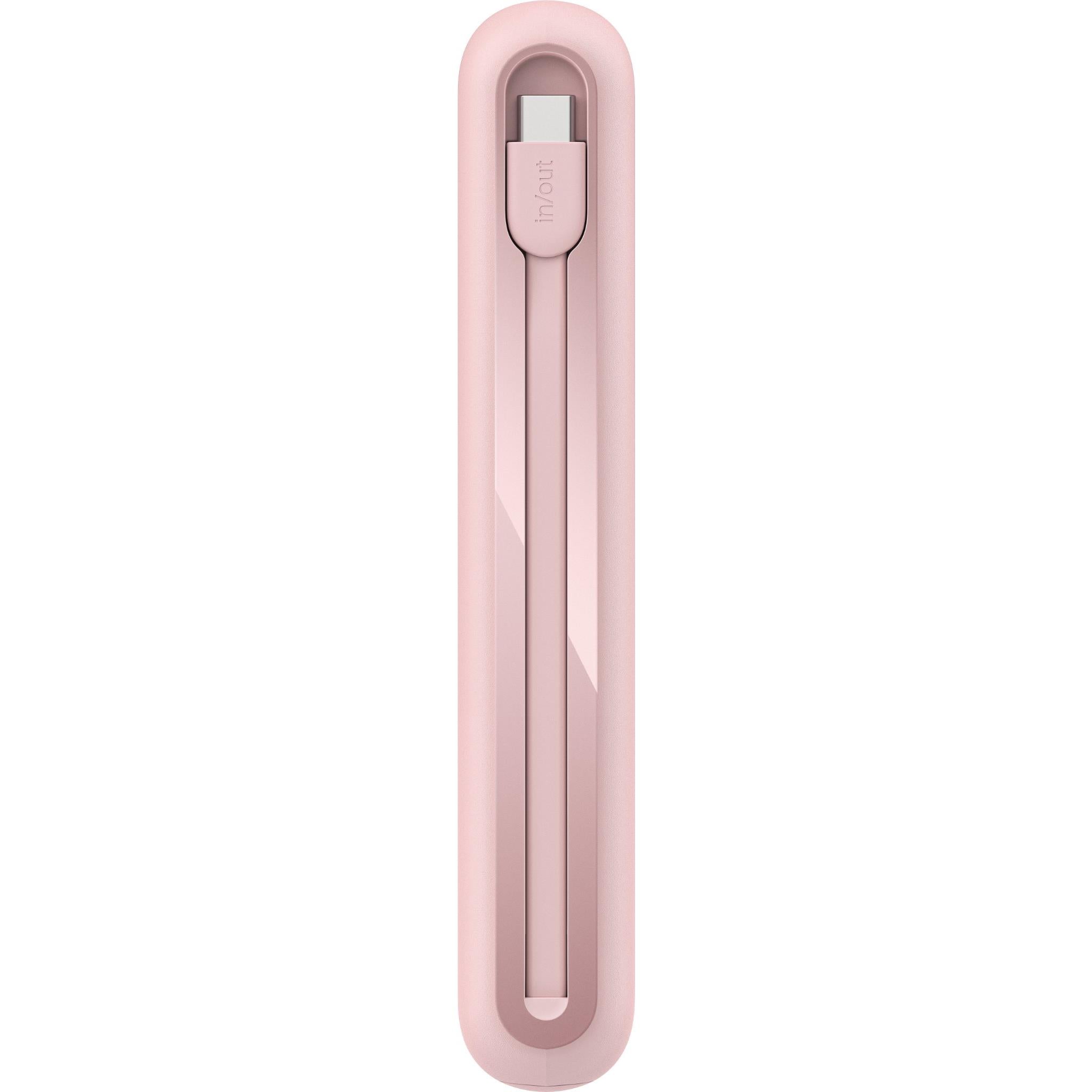 Belkin BoostCharge Power Bank 20K with Integrated Cable (Pink)